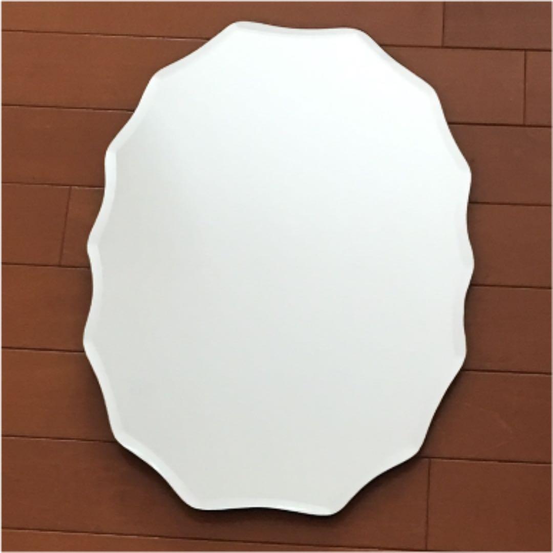 ミラー壁掛け立て掛けどちらも可能42×30