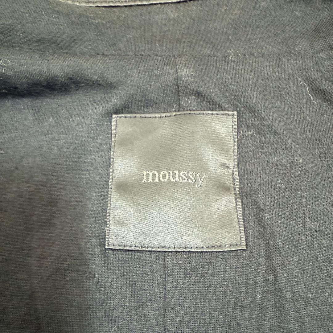 moussy レザージャケット 黒 ライダース ジャケット 本革 シングル
