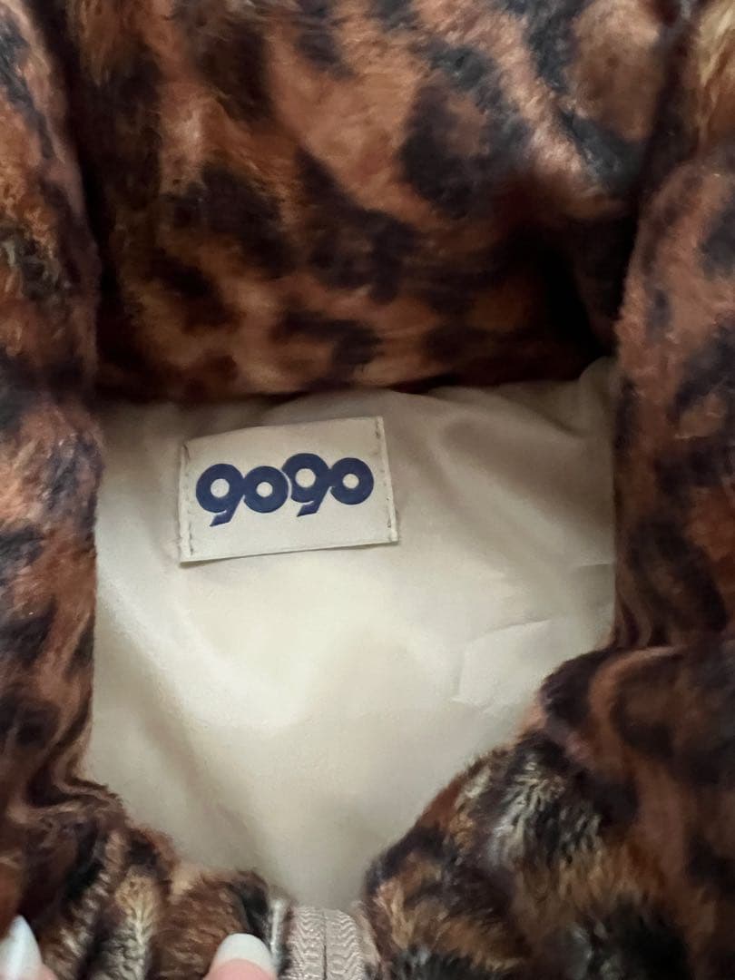 9090 ダウン アウター ジャケット ヒョウ柄 レオパード柄