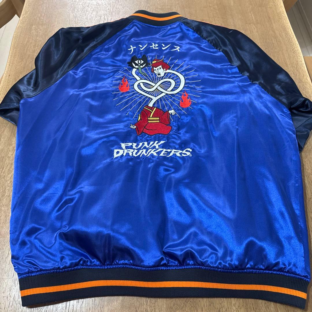 PUNK DRUNKERS NONSENSE リバーシブルスカジャン XXL