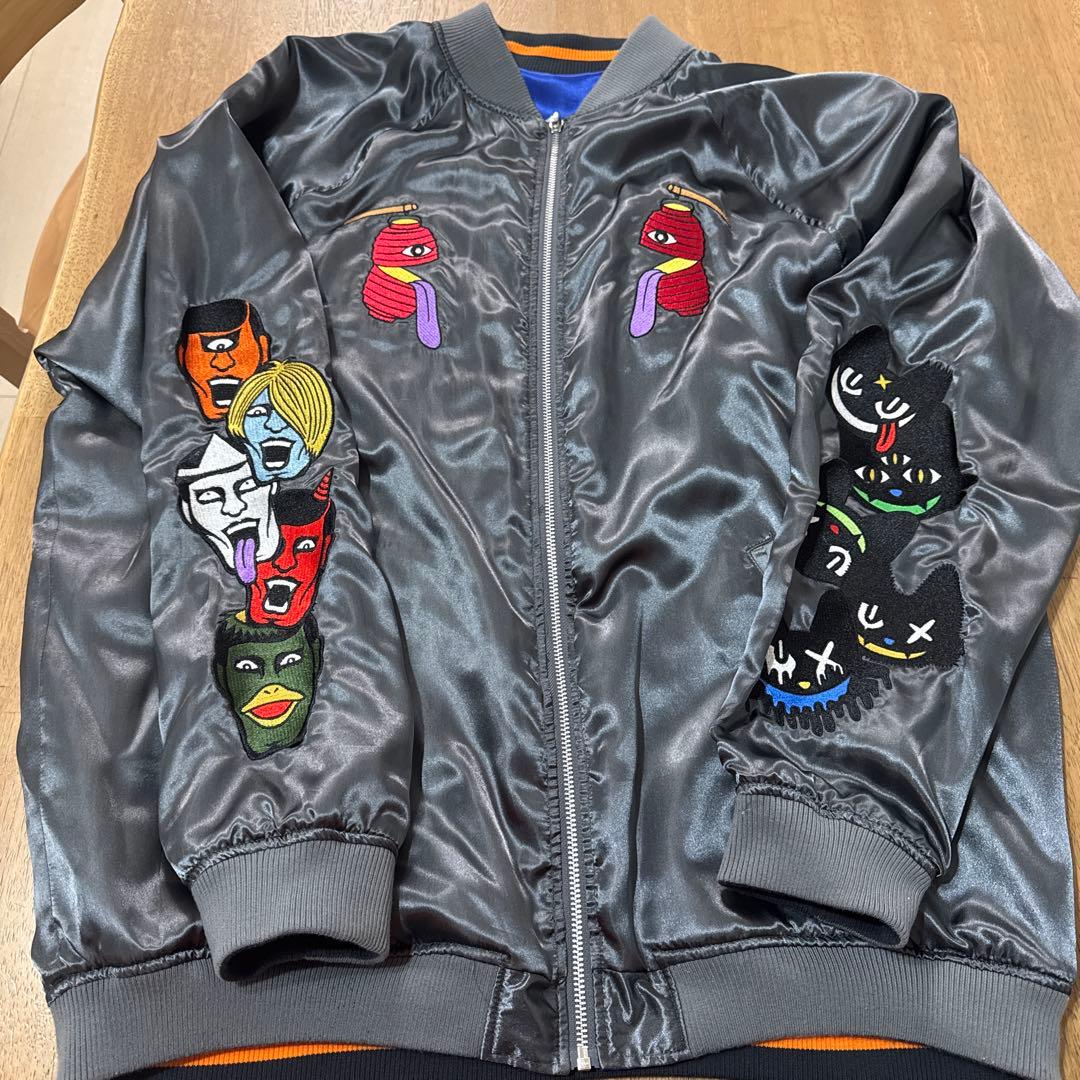 PUNK DRUNKERS NONSENSE リバーシブルスカジャン XXL