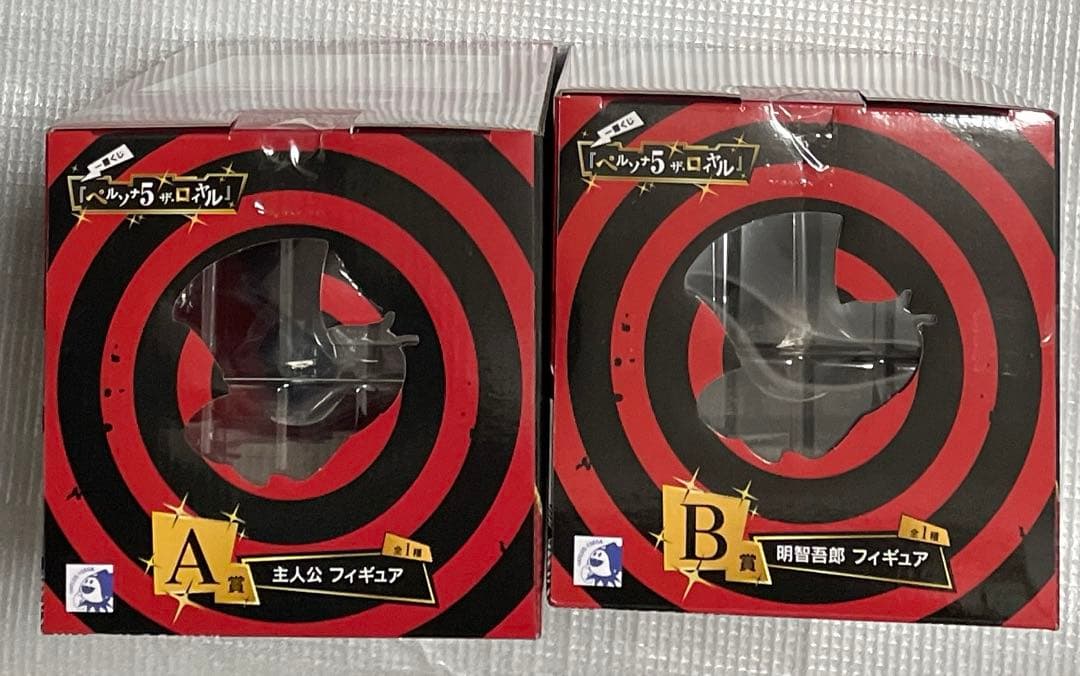 ペルソナ5 一番くじ A賞 主人公 フィギュア B賞 明智吾郎 フィギュア