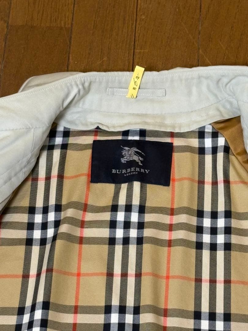 BURBERRY LONDONオフホワイト ステンカラーコート