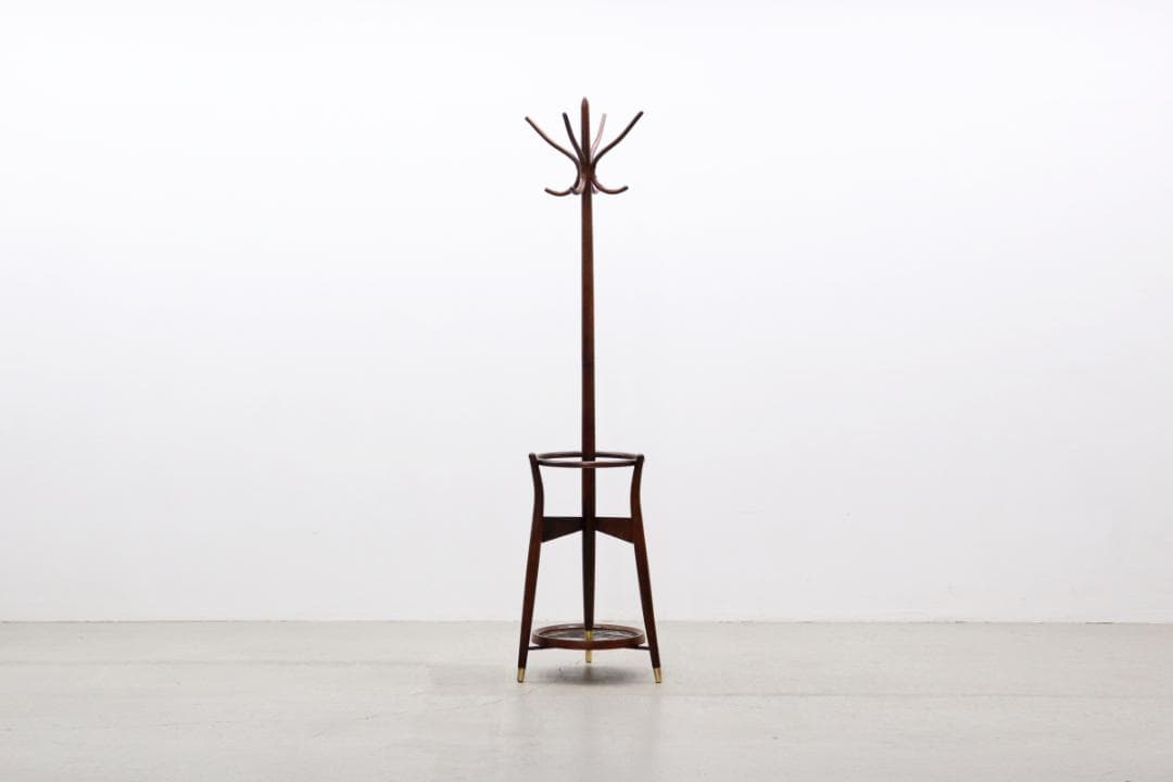 秋田木工 ポールハンガー ブナ材 ヴィンテージ コートハンガー 帽子掛け 傘立て