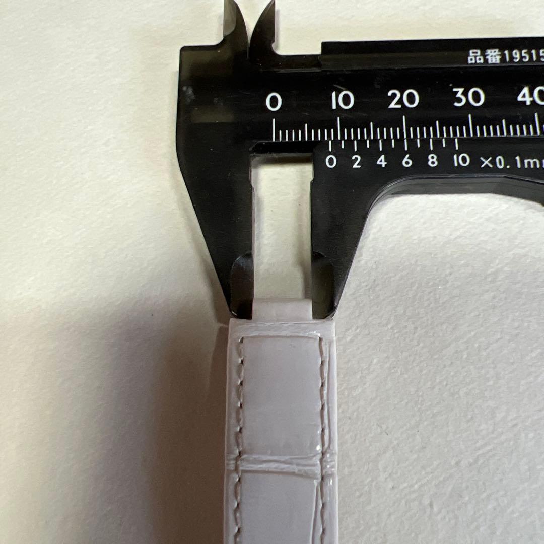 ルイヴィトン　時計ベルト　Sサイズ　アリゲーター　ホワイト