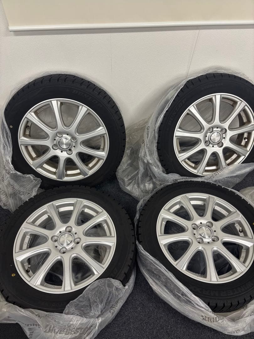 ②【おとーふちゃん】ダンロップ　スタッドレス&ホイール4本セット