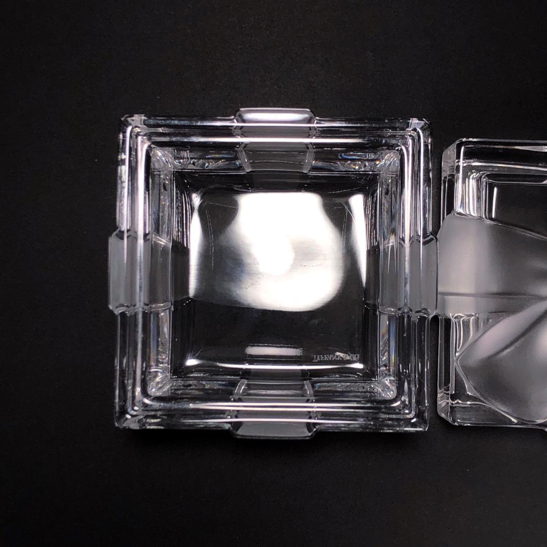 【美品・箱付き】ティファニー／クリスタル ジュエリーボックス