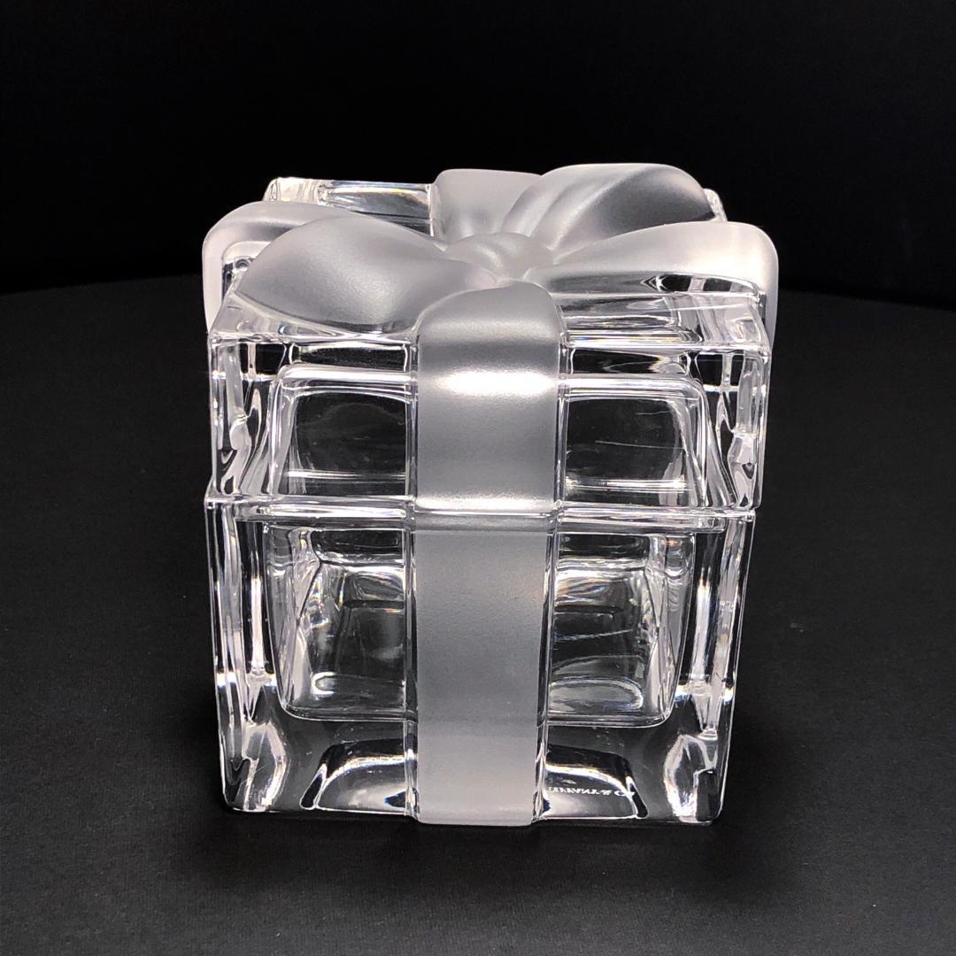 【美品・箱付き】ティファニー／クリスタル ジュエリーボックス