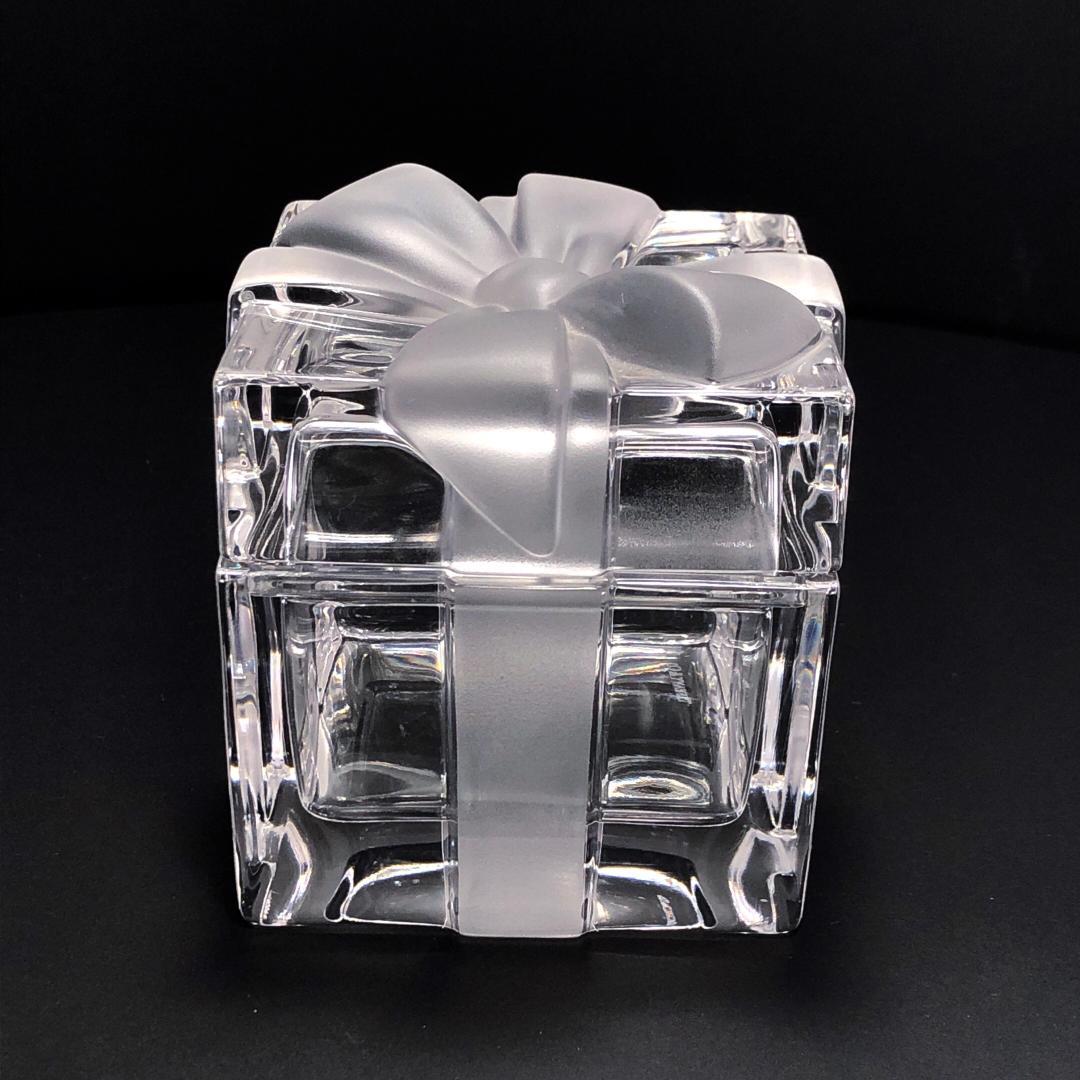 【美品・箱付き】ティファニー／クリスタル ジュエリーボックス