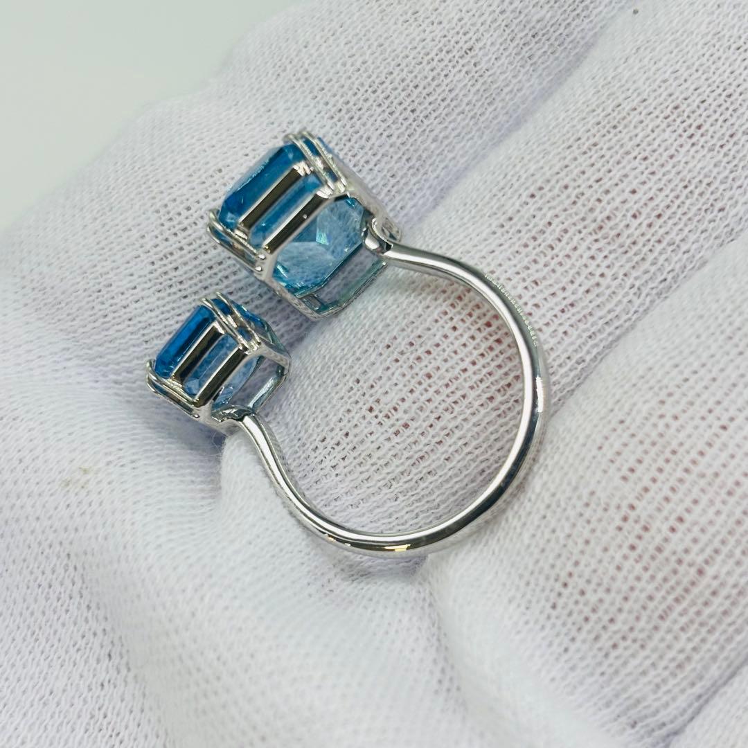 f*ｖ様 スワロフスキー Millenia オープンリング オクタゴンカット ブ