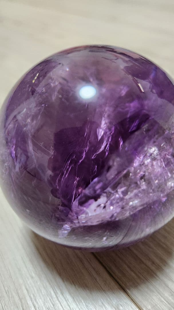 アメジスト　スフィア　玉　③　クォーツ