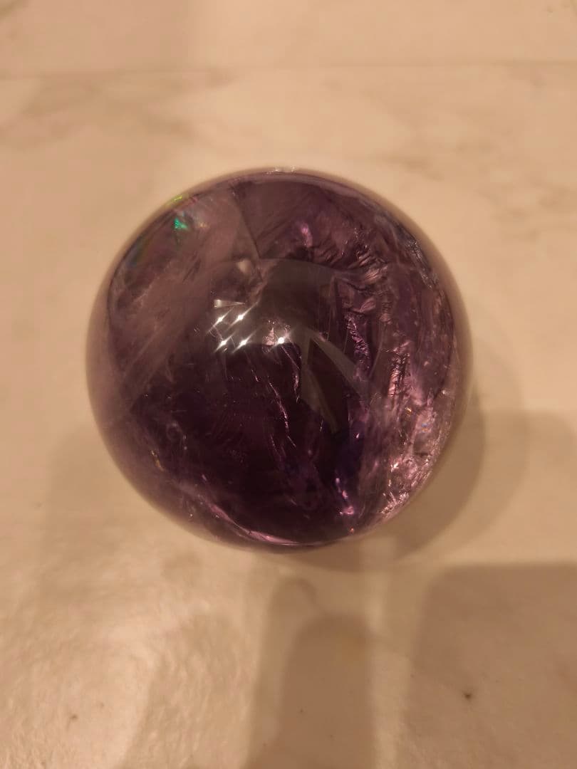 アメジスト　スフィア　玉　③　クォーツ