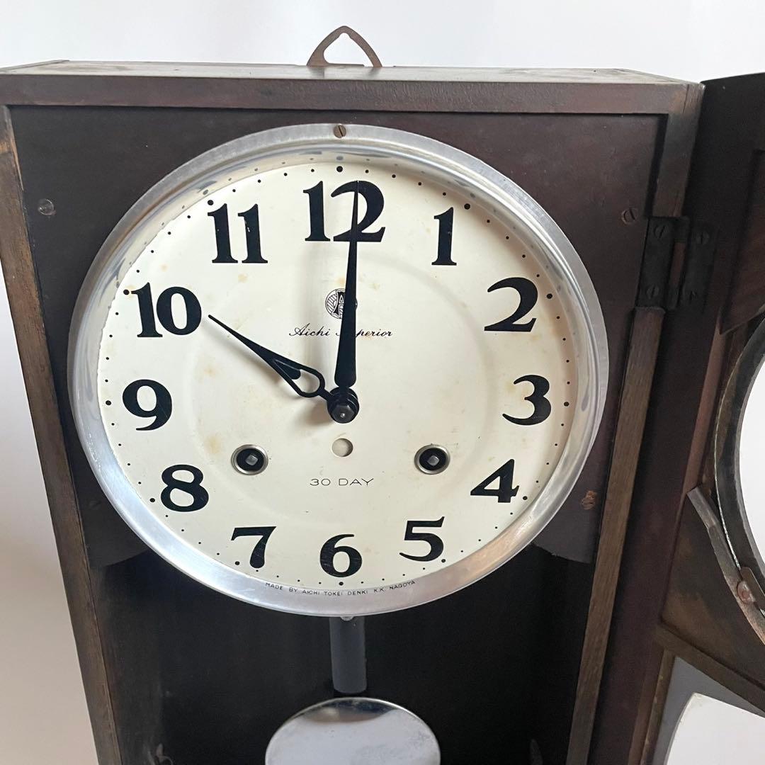 昭和レトロ「Aichi Superior 30 DAY」　愛知時計電機ゼンマイ式