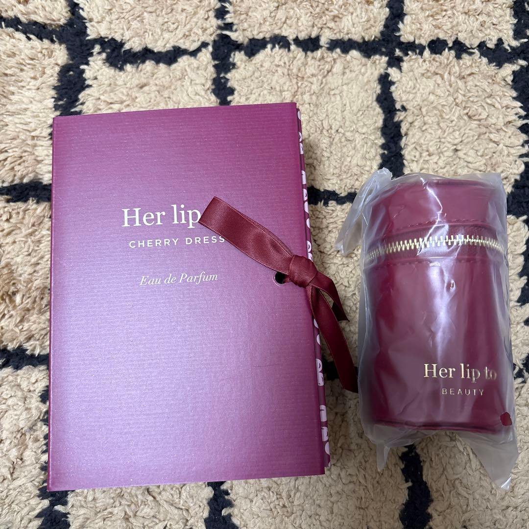 Her lip to Cherry Dress バッグチャーム