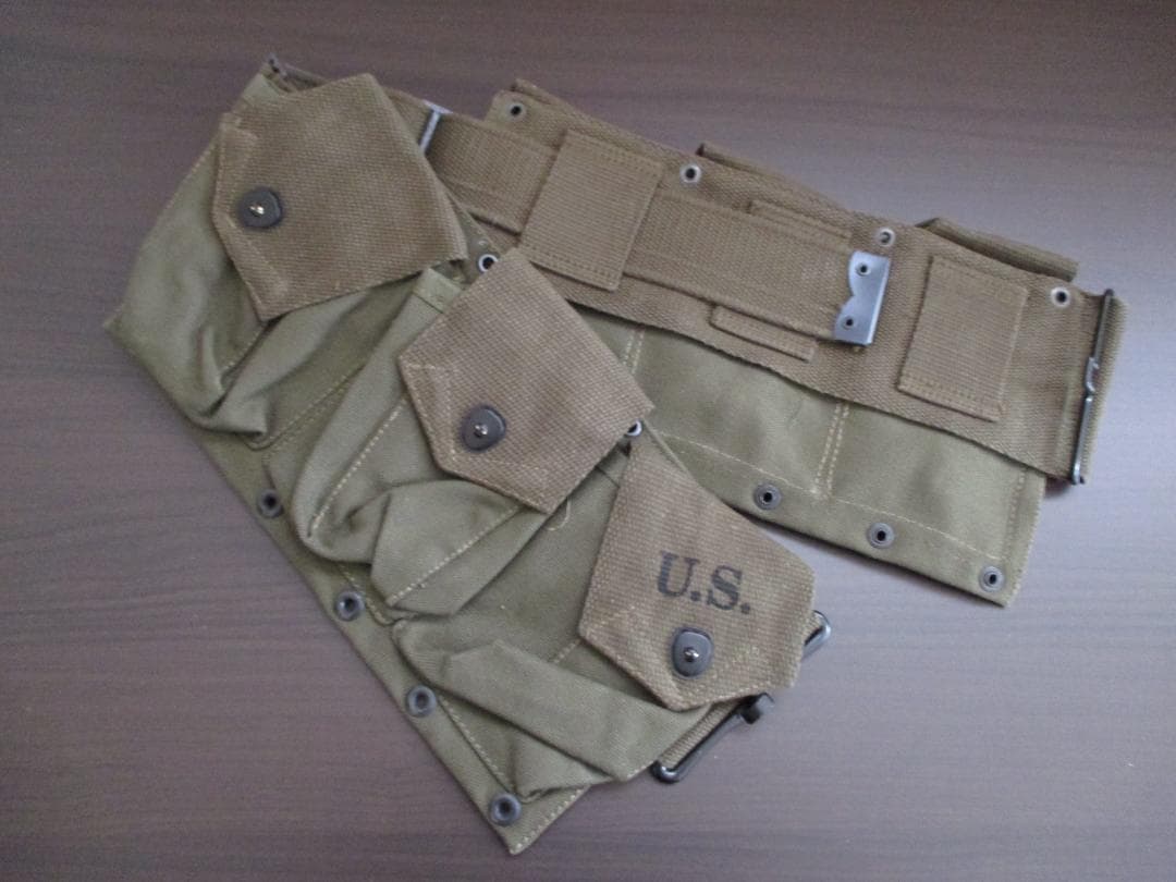 新品　レプリカ　OD色　米軍　M1937　ブローニング　BAR　ピストルベルト