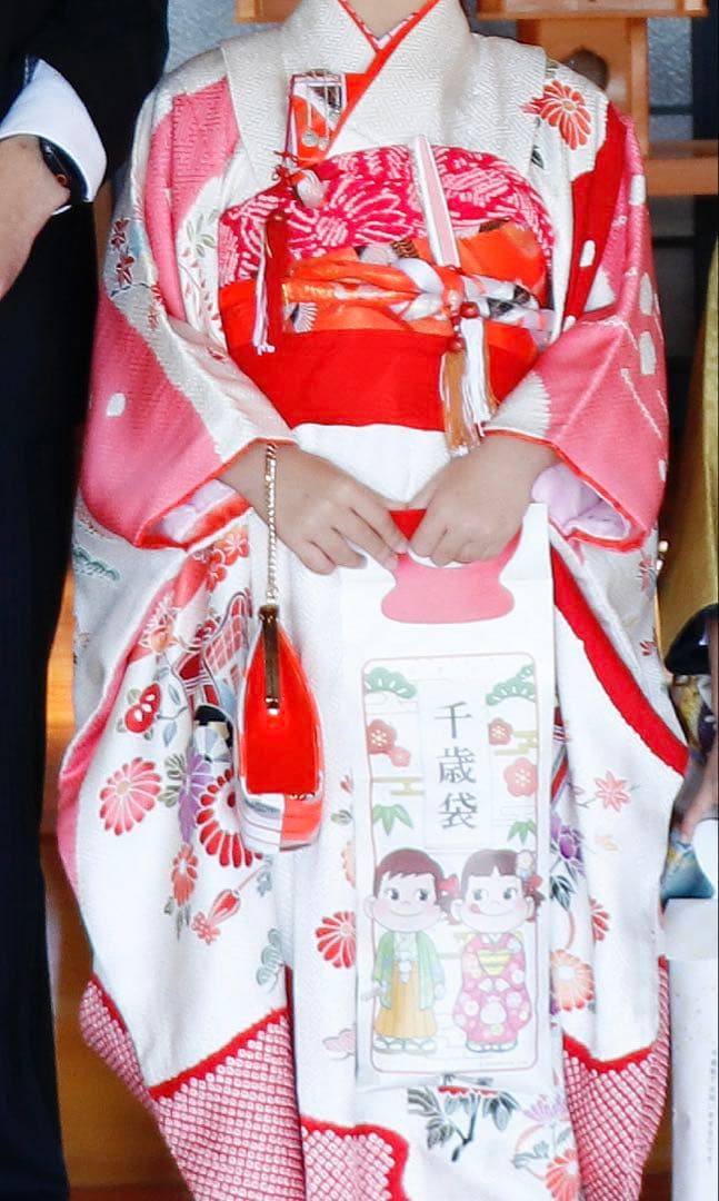 七五三　女の子　着物　7歳　フルセット　絹