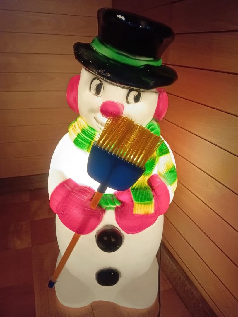 スノーマンライト　クリスマスブローライト　大型イルミネーション