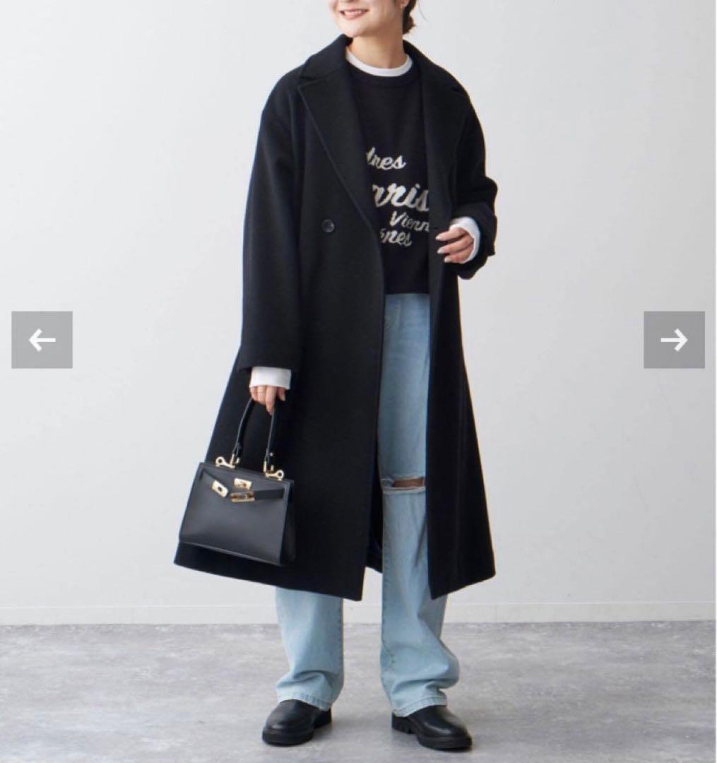 美品✨スローブ イエナ 2023aw ダブルブレスト コート