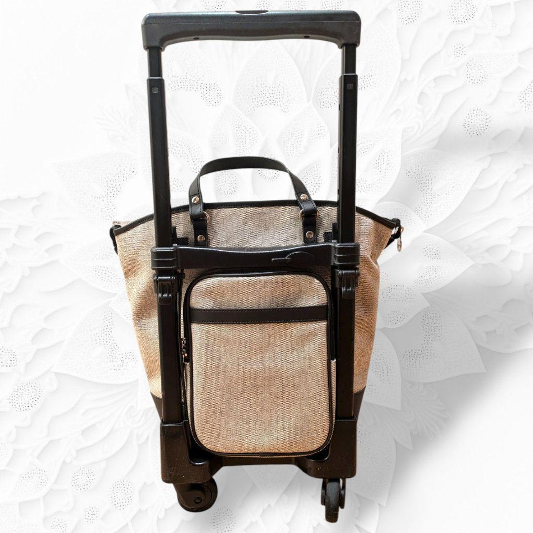 【最終価格】近沢レース×スワニー 4輪ストッパー キャリーバッグ 刺繍 花柄