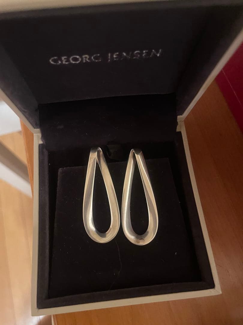   シルバー フープピアス