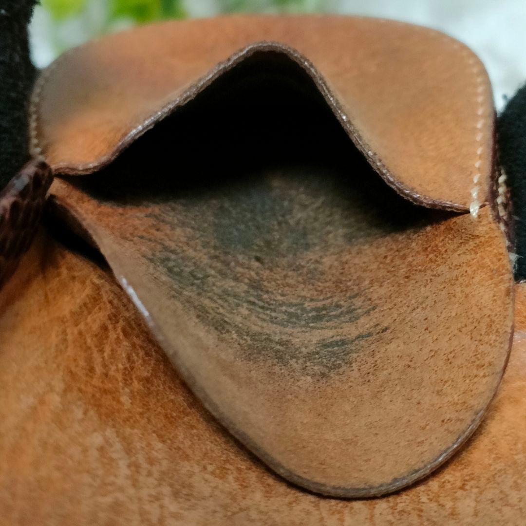 GANZO ケース ブラウン リザード 希少 ガンゾ 小銭入れ 茶 レザー