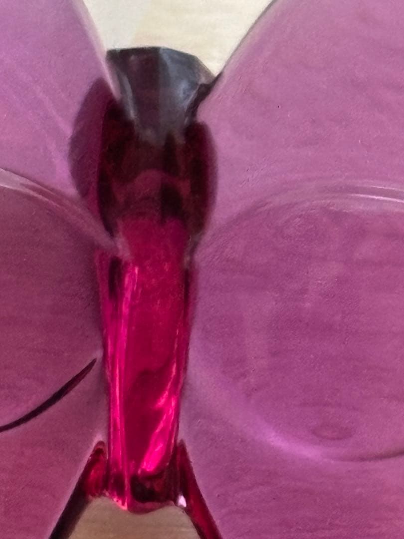 Baccarat バカラ　蝶の置物