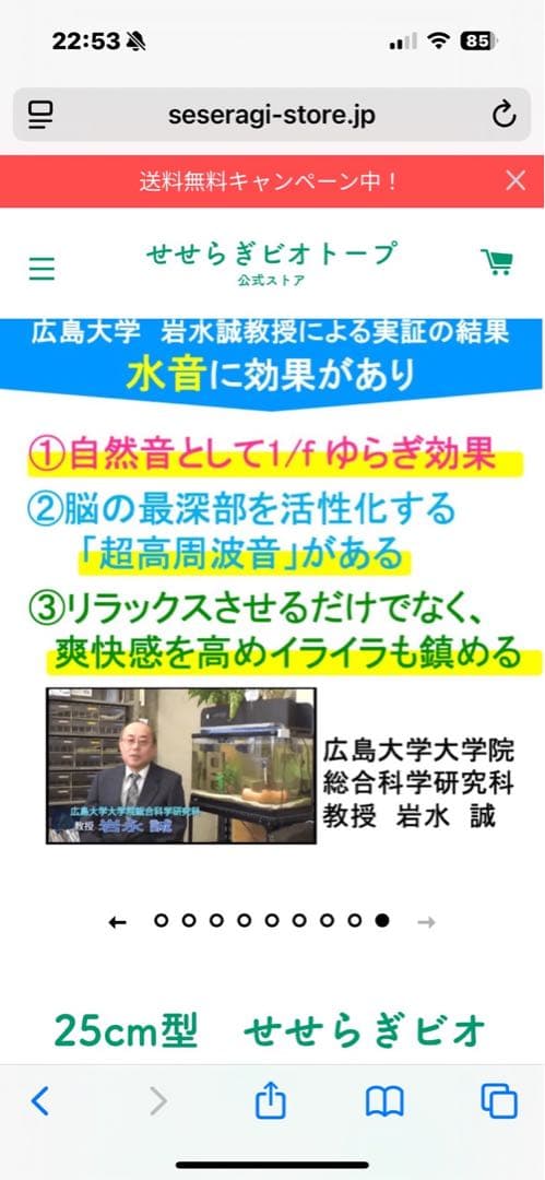西条庭園　せせらぎビオトープ25cm型 照明付き