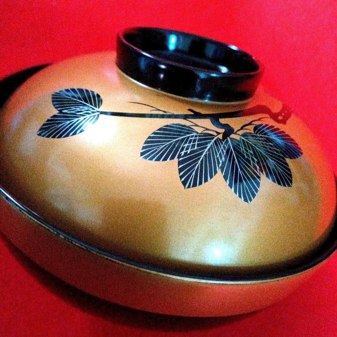 本金蒔絵御吸物椀　十客