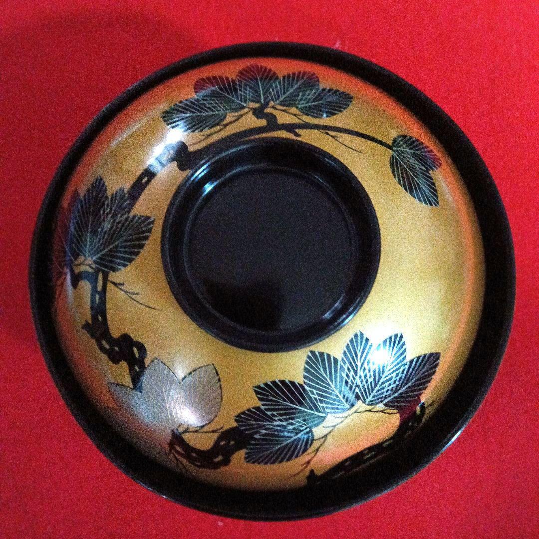 本金蒔絵御吸物椀　十客