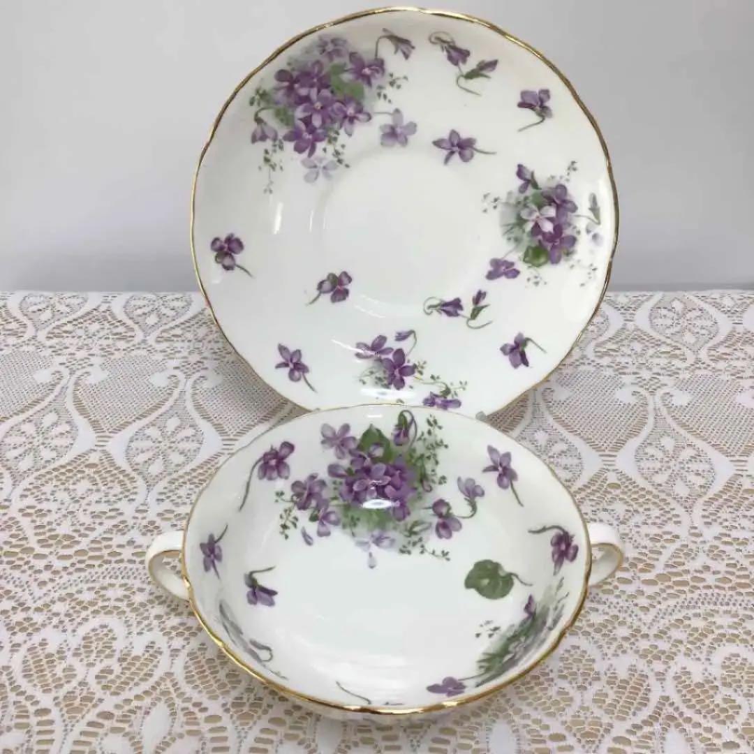 ハマースレイ　バイオレット　スープカップ　④