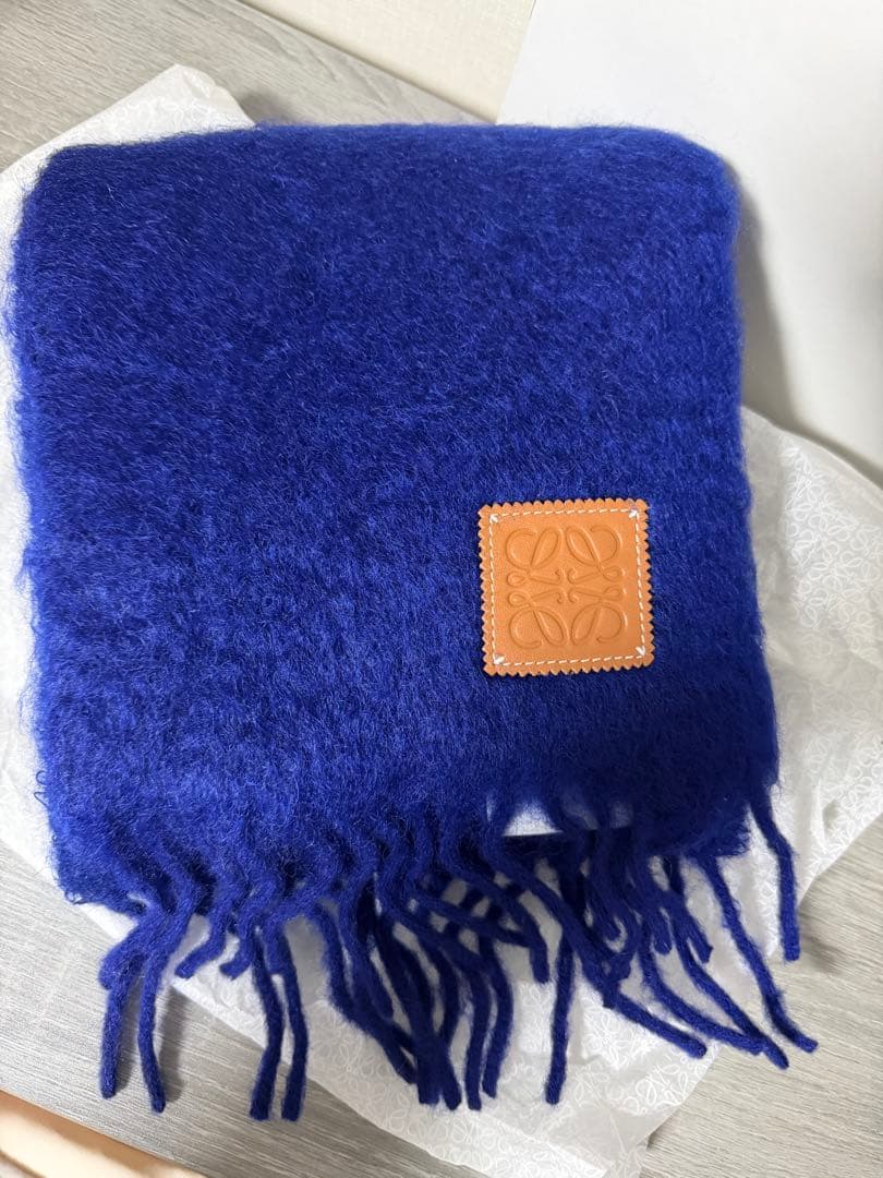 新品未使用　LOEWE マフラー モヘア　ウール