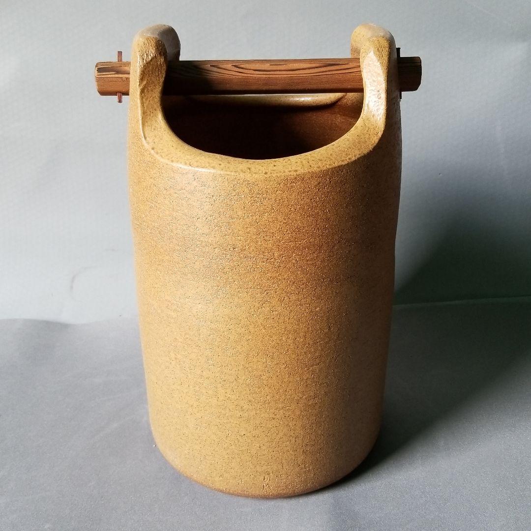 信楽焼傘立て   手桶  高さ４５cm