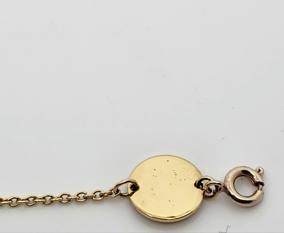 FENDI エフイズフェンディブレスレット GP×カラーストーン ゴールド