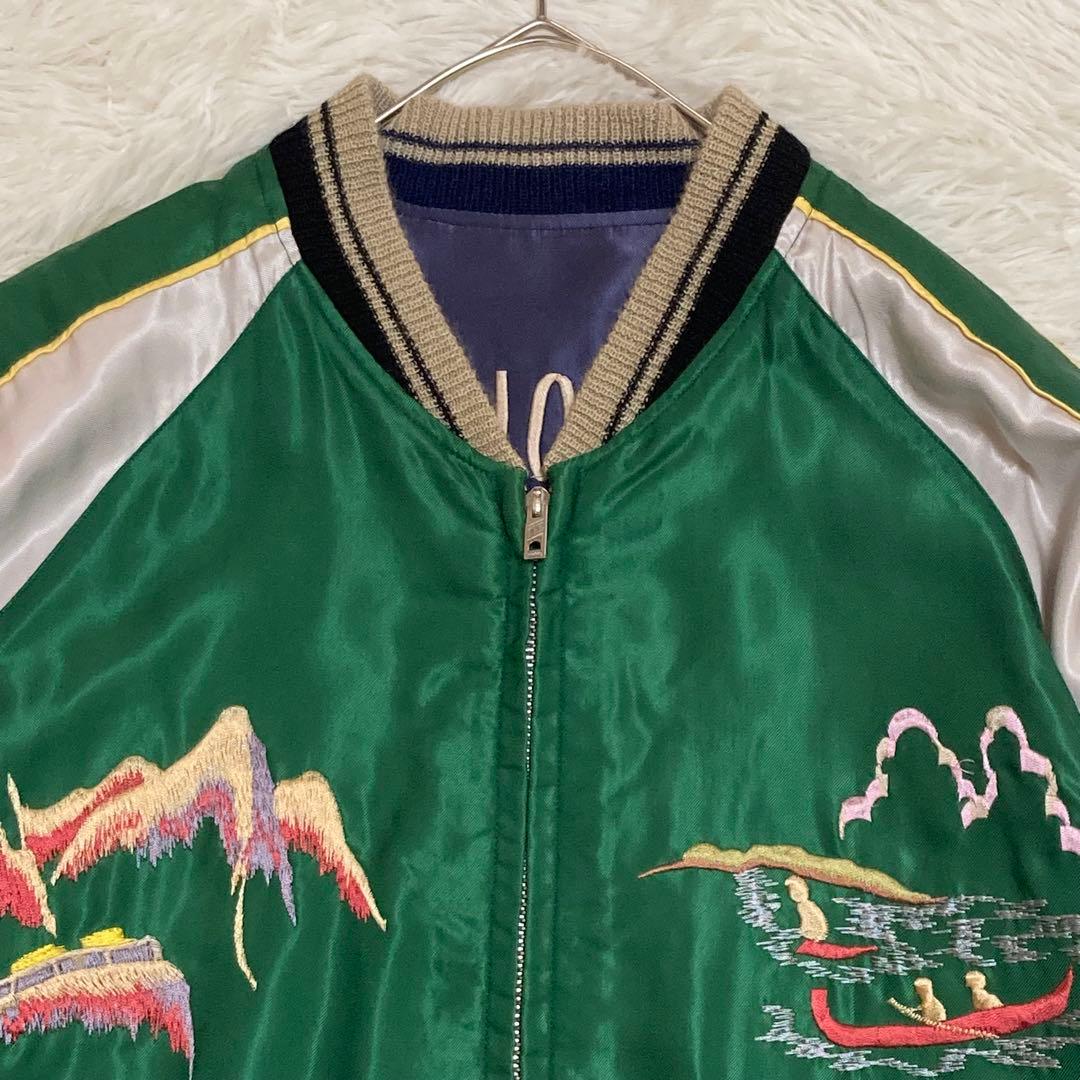 【希少】テーラー東洋 キングカメハメハ×ハワイアンクレスト スカジャン M