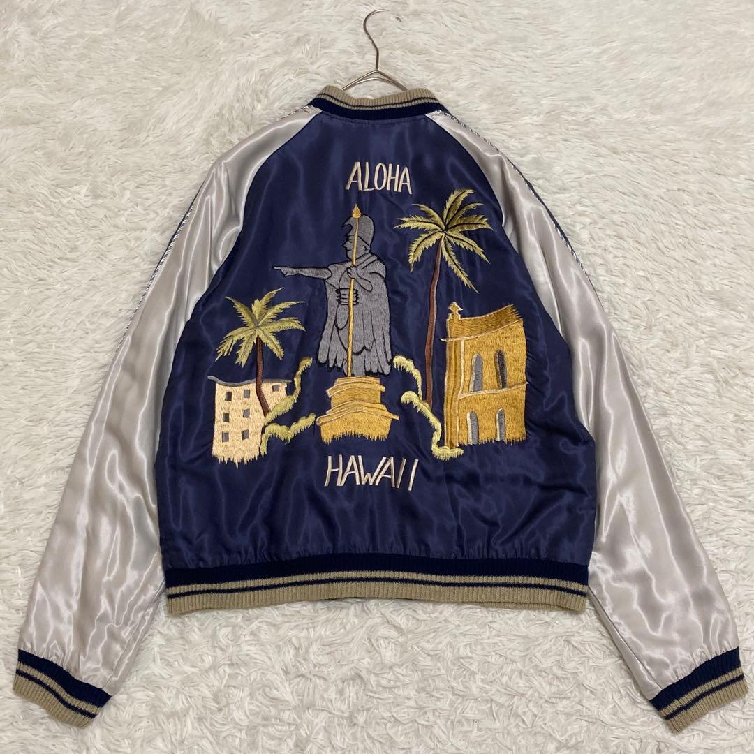 【希少】テーラー東洋 キングカメハメハ×ハワイアンクレスト スカジャン M