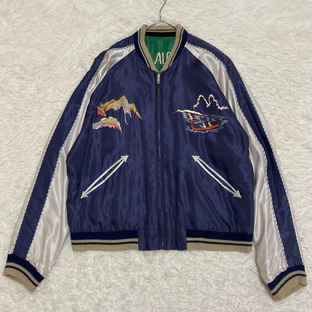 【希少】テーラー東洋 キングカメハメハ×ハワイアンクレスト スカジャン M