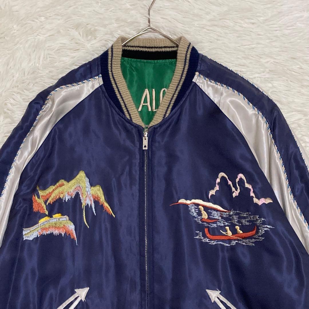 【希少】テーラー東洋 キングカメハメハ×ハワイアンクレスト スカジャン M