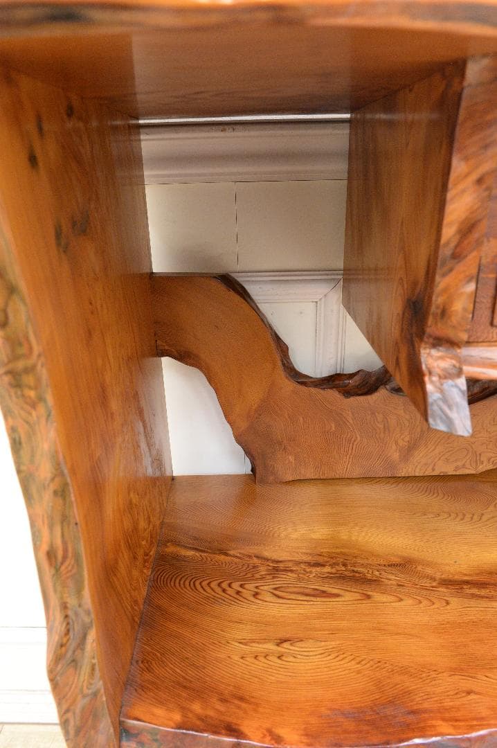 HB27 美品 希少 屋久杉 水屋 茶棚 茶箪笥 テレビ台 和茶 煎茶棚