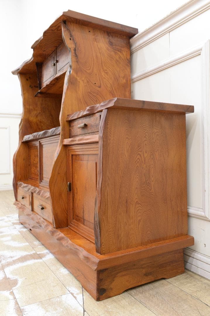 HB27 美品 希少 屋久杉 水屋 茶棚 茶箪笥 テレビ台 和茶 煎茶棚