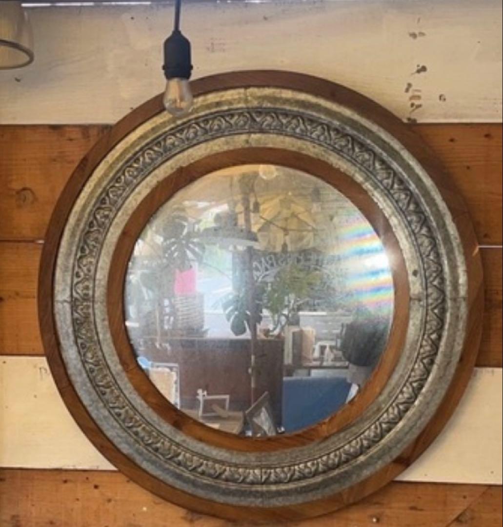 ラスティックファームハウスオーバルミラー