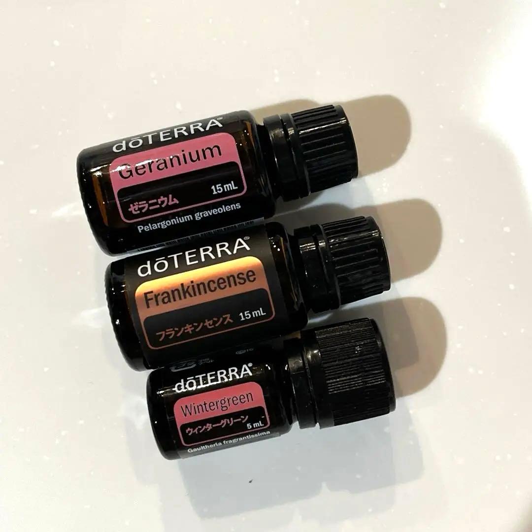 新品 ドテラ doTERRA フランキンセンス ゼラニウム ウィンターグリーン