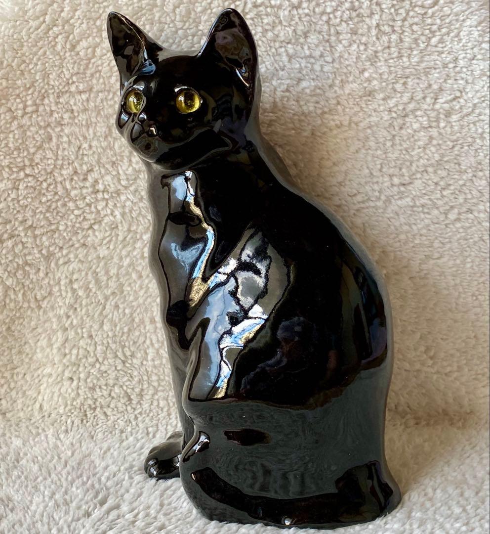サイズ6 ウィンスタンレイキャット　ケンジントンキャット　お座り黒猫　美品❣️