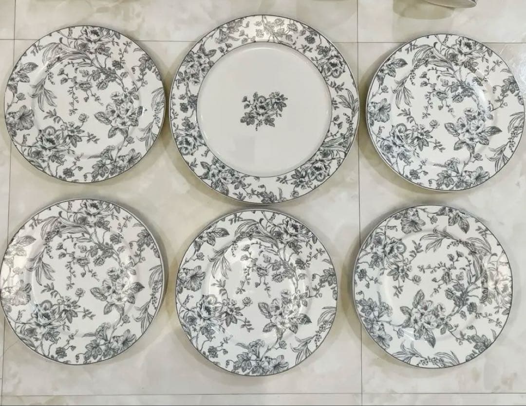 フローラル食器セット　5人分セット