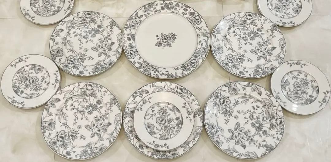 フローラル食器セット　5人分セット