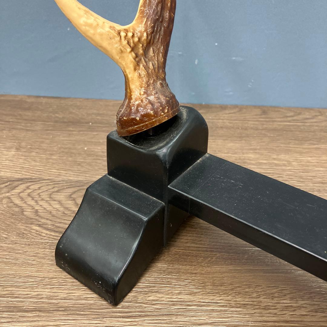 4F 昭和レトロ 鹿の角型 ディスプレイスタンド 刀掛け インテリア 飾り台