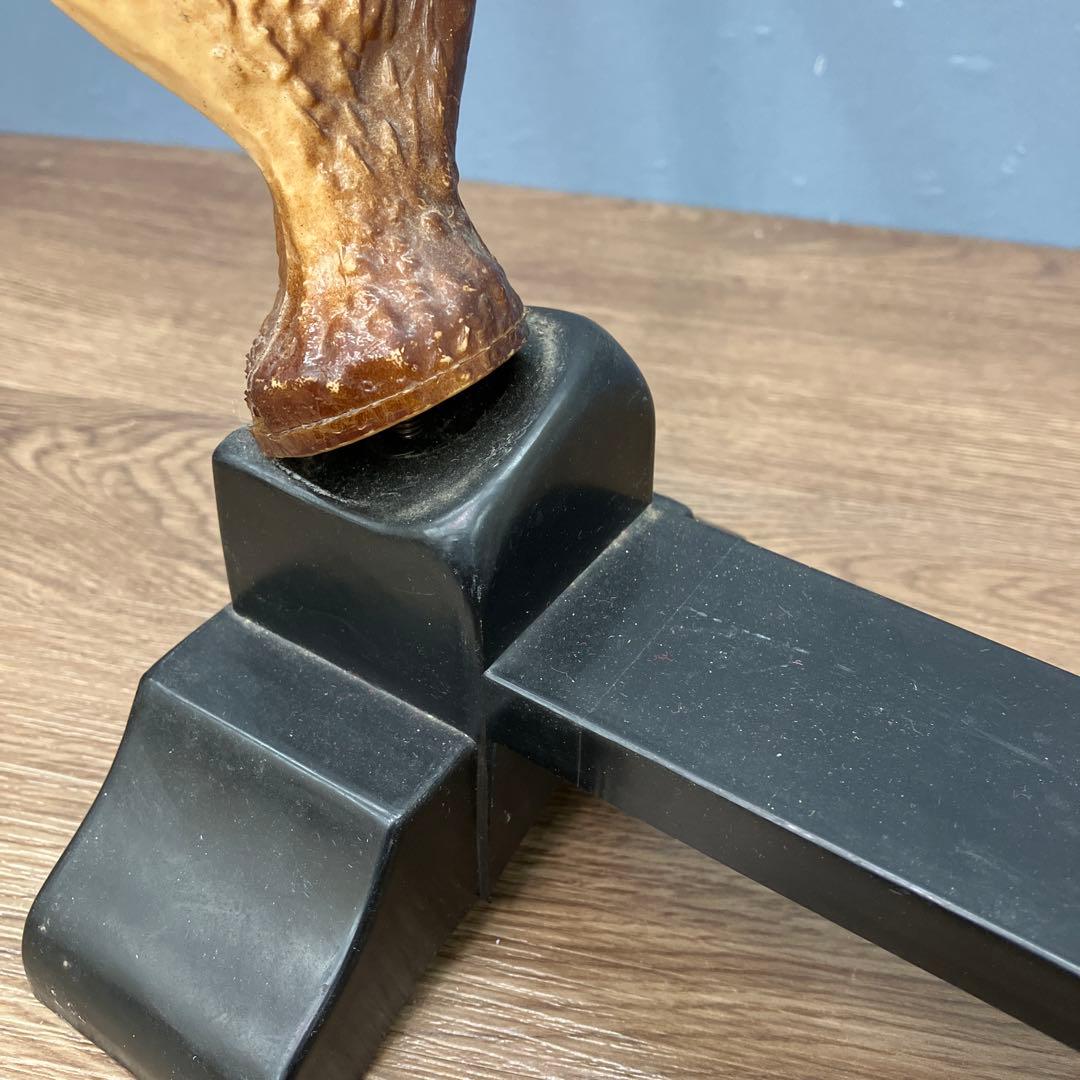 4F 昭和レトロ 鹿の角型 ディスプレイスタンド 刀掛け インテリア 飾り台