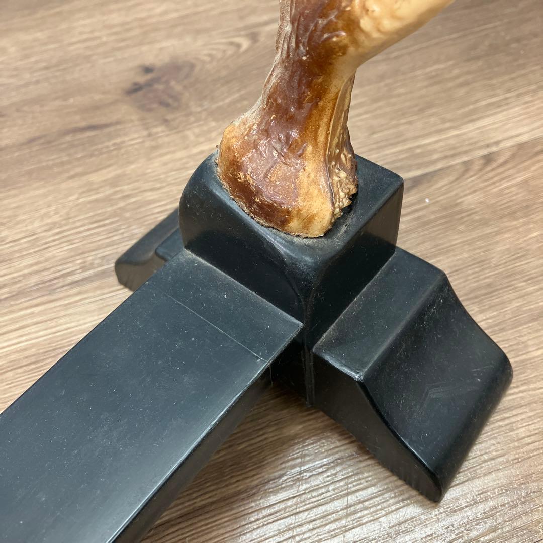 4F 昭和レトロ 鹿の角型 ディスプレイスタンド 刀掛け インテリア 飾り台