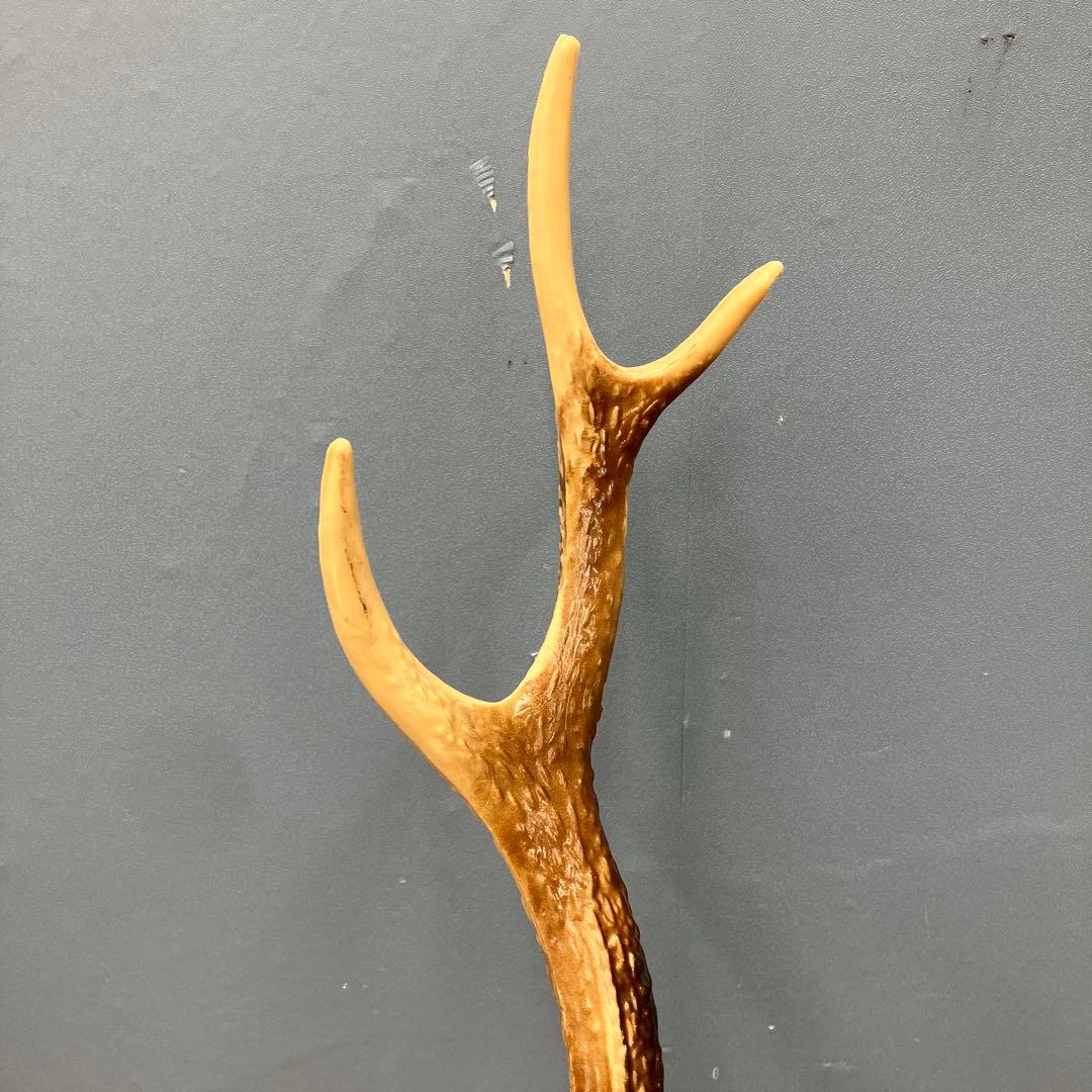 4F 昭和レトロ 鹿の角型 ディスプレイスタンド 刀掛け インテリア 飾り台