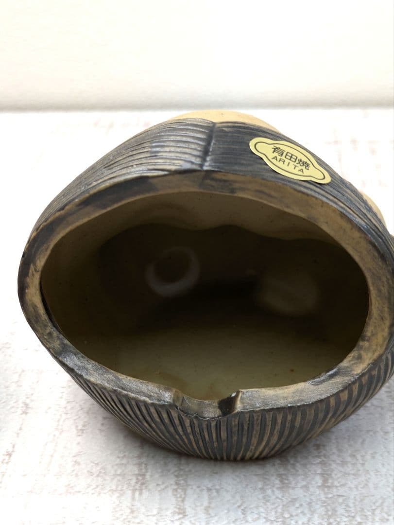 【値下中】美品☆有田焼おかめひょっとこペア灰皿　香炉