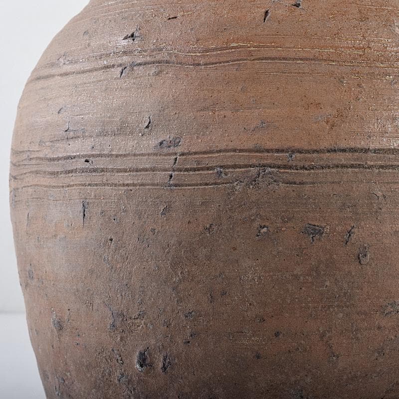 桂又三郎極め　室町初期　古備前　直線文壺水指　龍村光峯　宝雲緞子　MR7914B